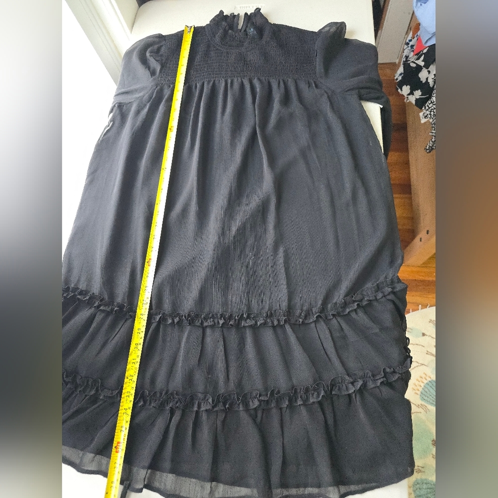 CeCe Black Long Sleeve Dress - Picture 11 of 12